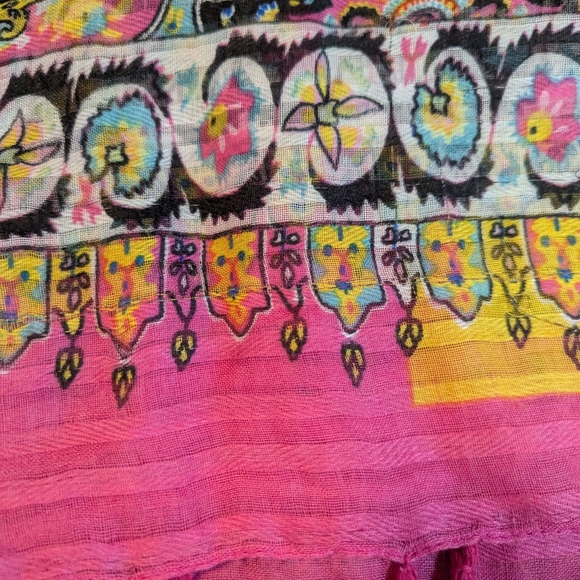 Lane Bryant Colorful Paisley Women's Scarf - Picture 3 of 3